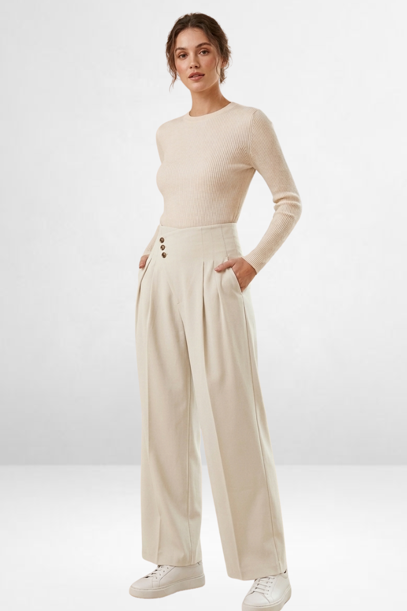 3 Buttoned Trousers