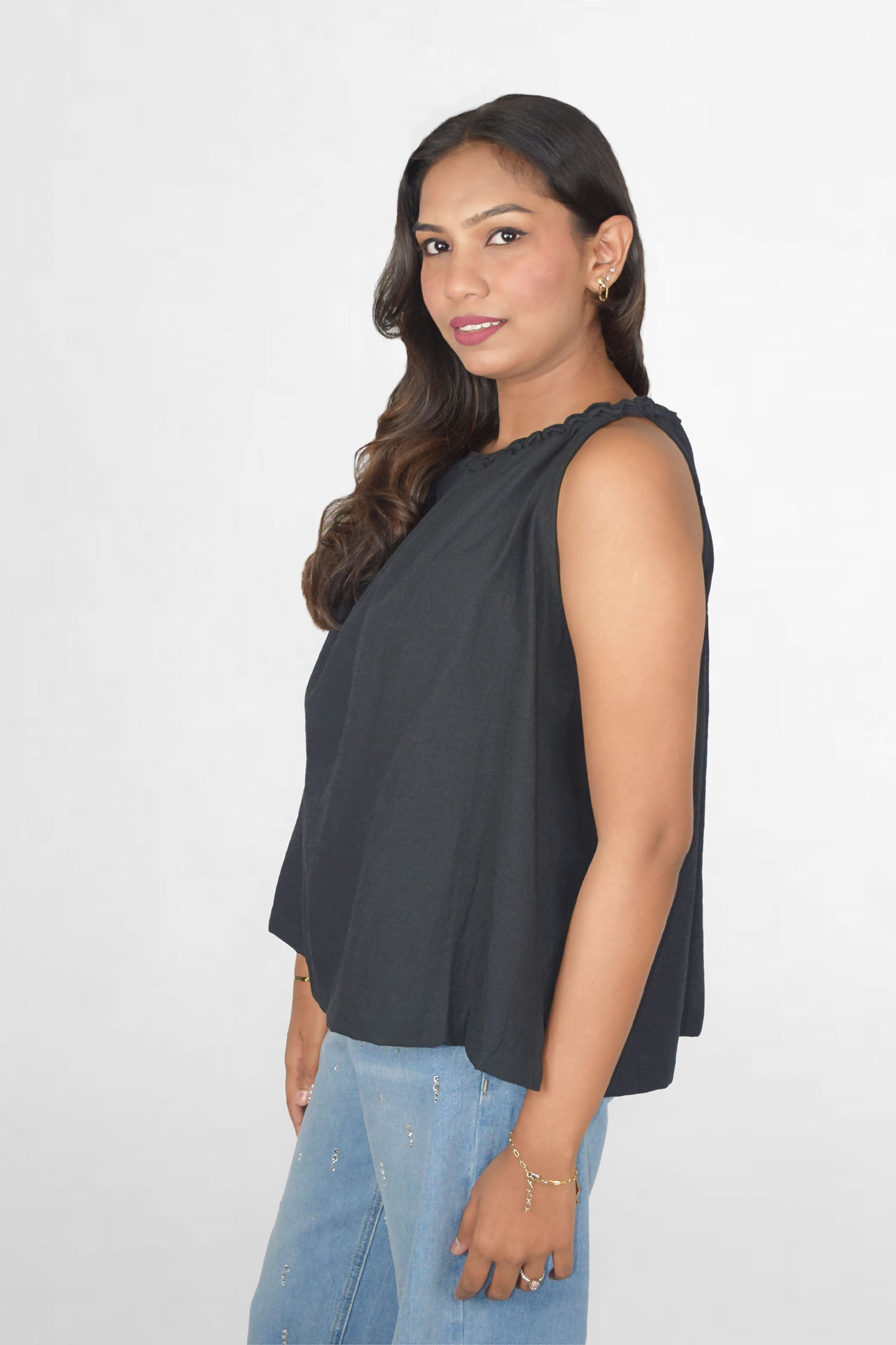 Braided Neck Tank