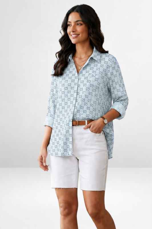 GG Print Relaxed Fit Shirt