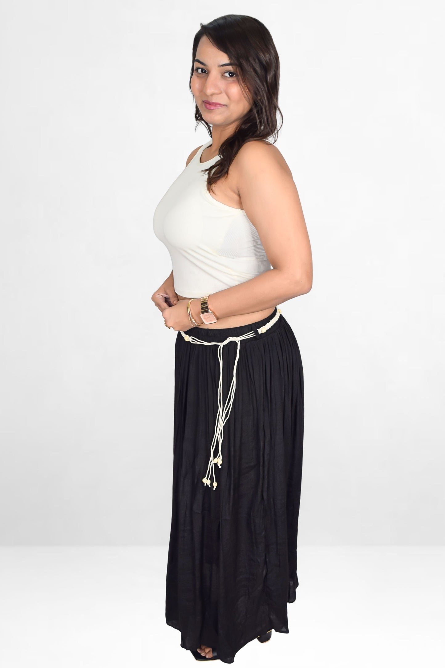 Elegant Belt Skirt