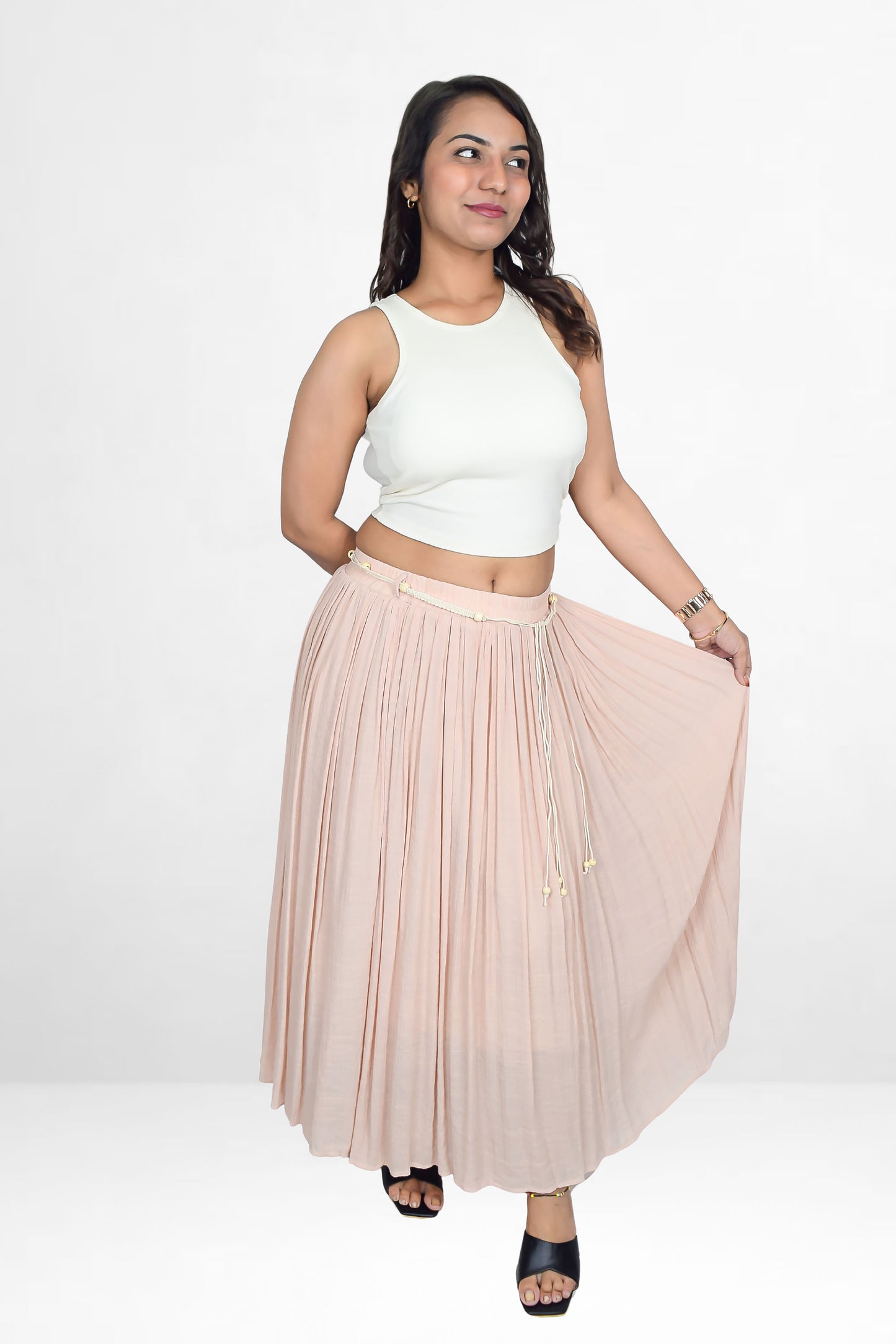 Elegant Belt Skirt