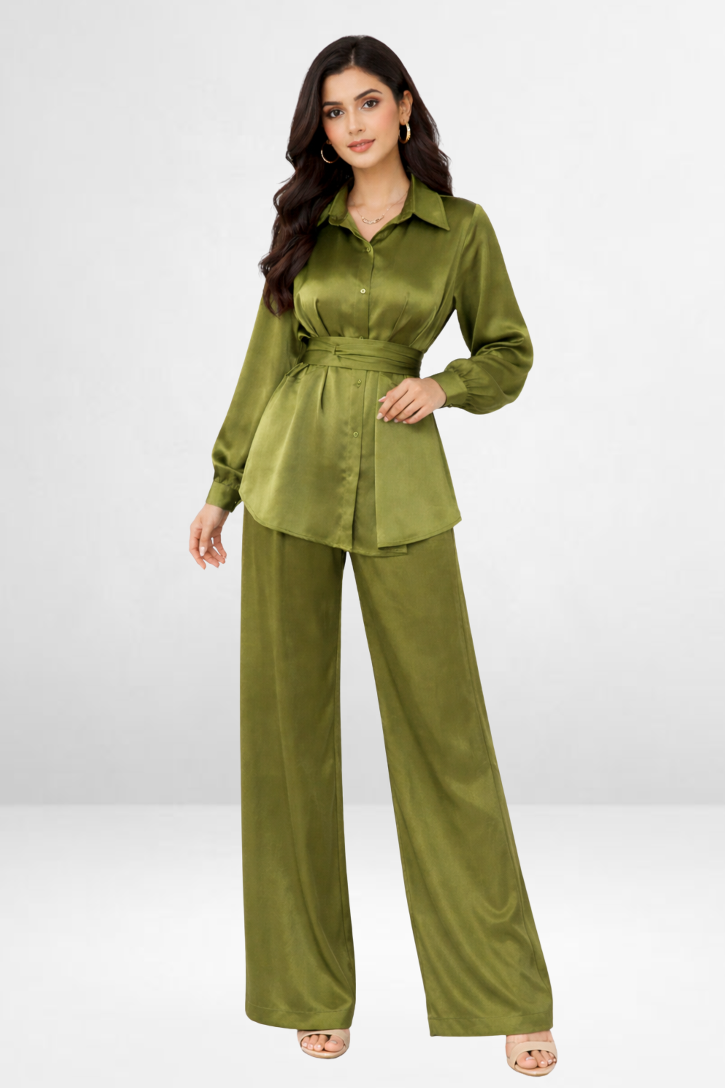 Satin Overlap Coord Set