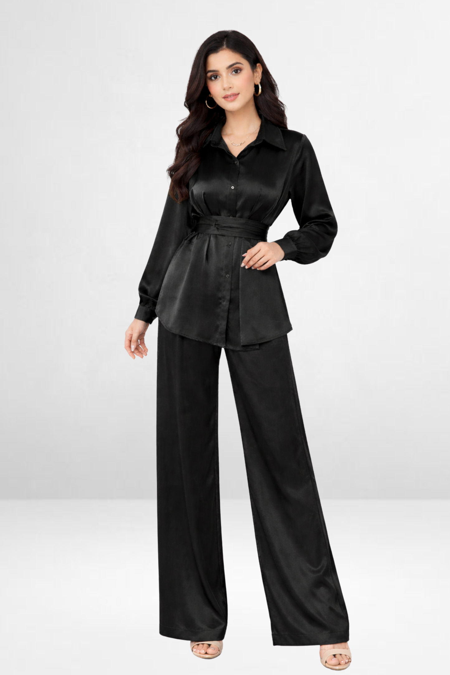 Satin Overlap Coord Set