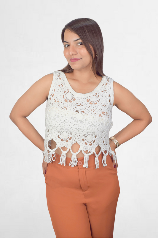 Tassel Bloom Top