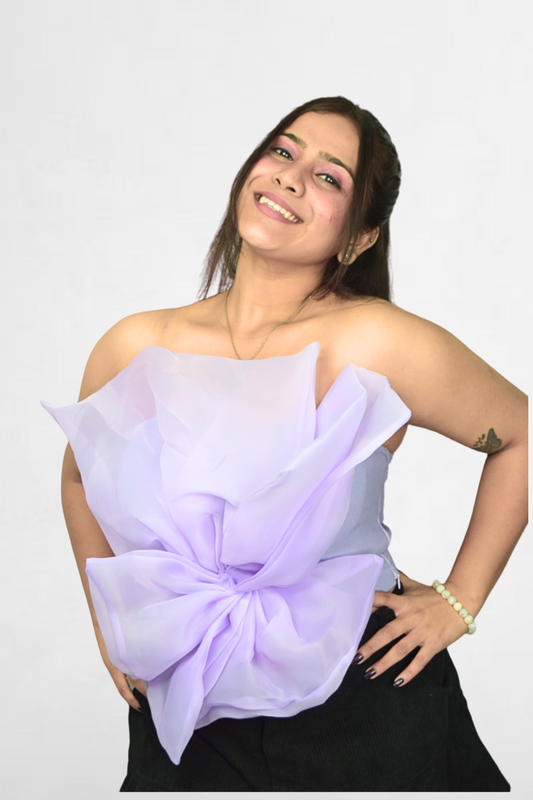 Organze Tube Top