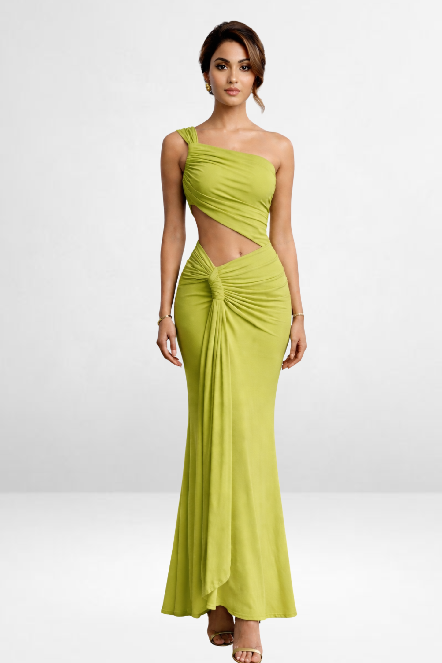 Draped Cutout Dress