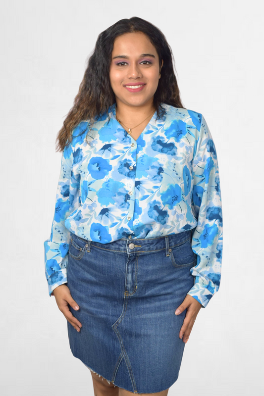 Bloom Threads Floral Shirt