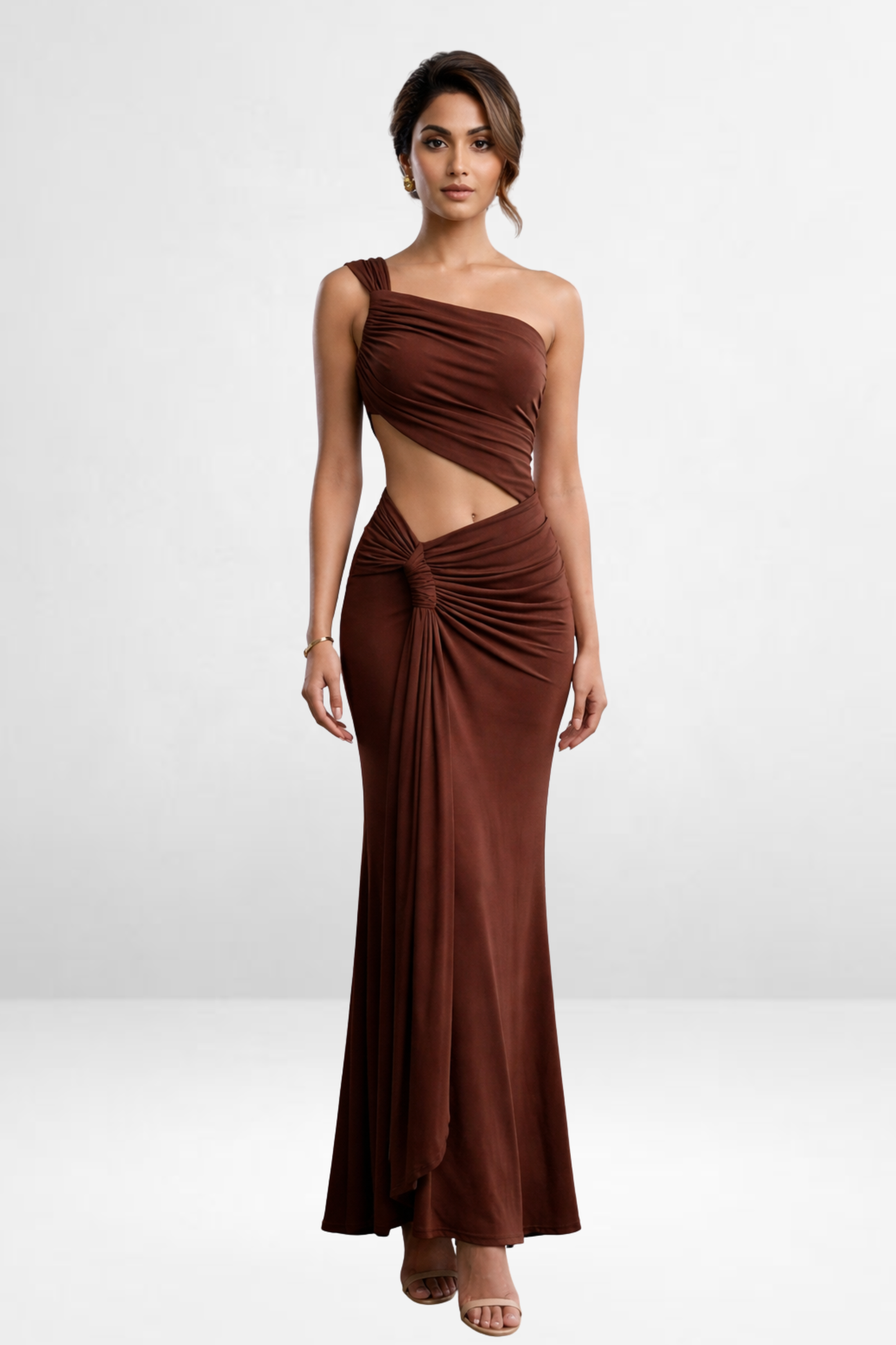 Draped Cutout Dress