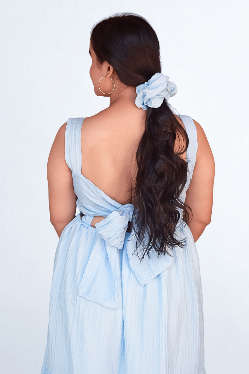 Bow Cutout Midi Dress