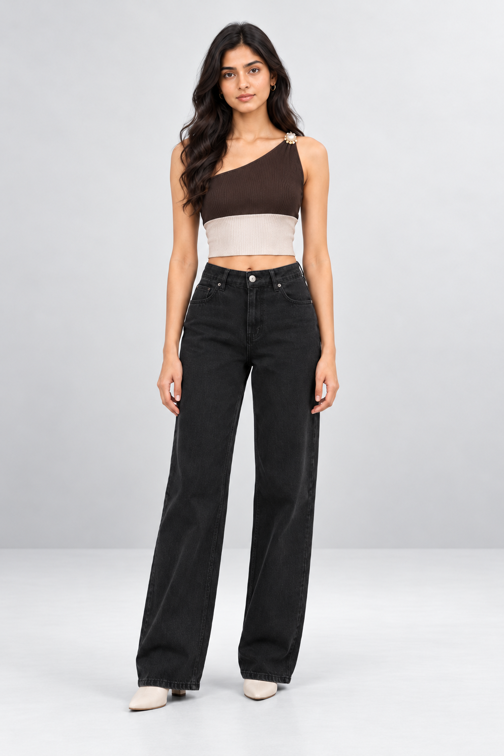 Pearl One-Shoulder Top