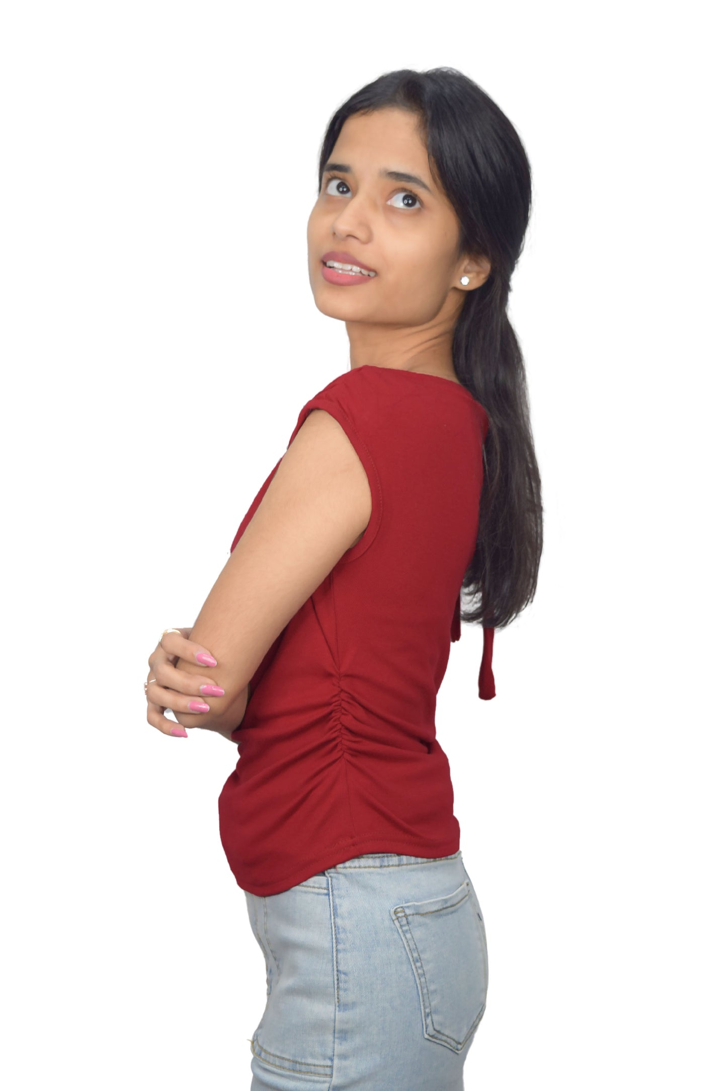 Solid Multistyle Top