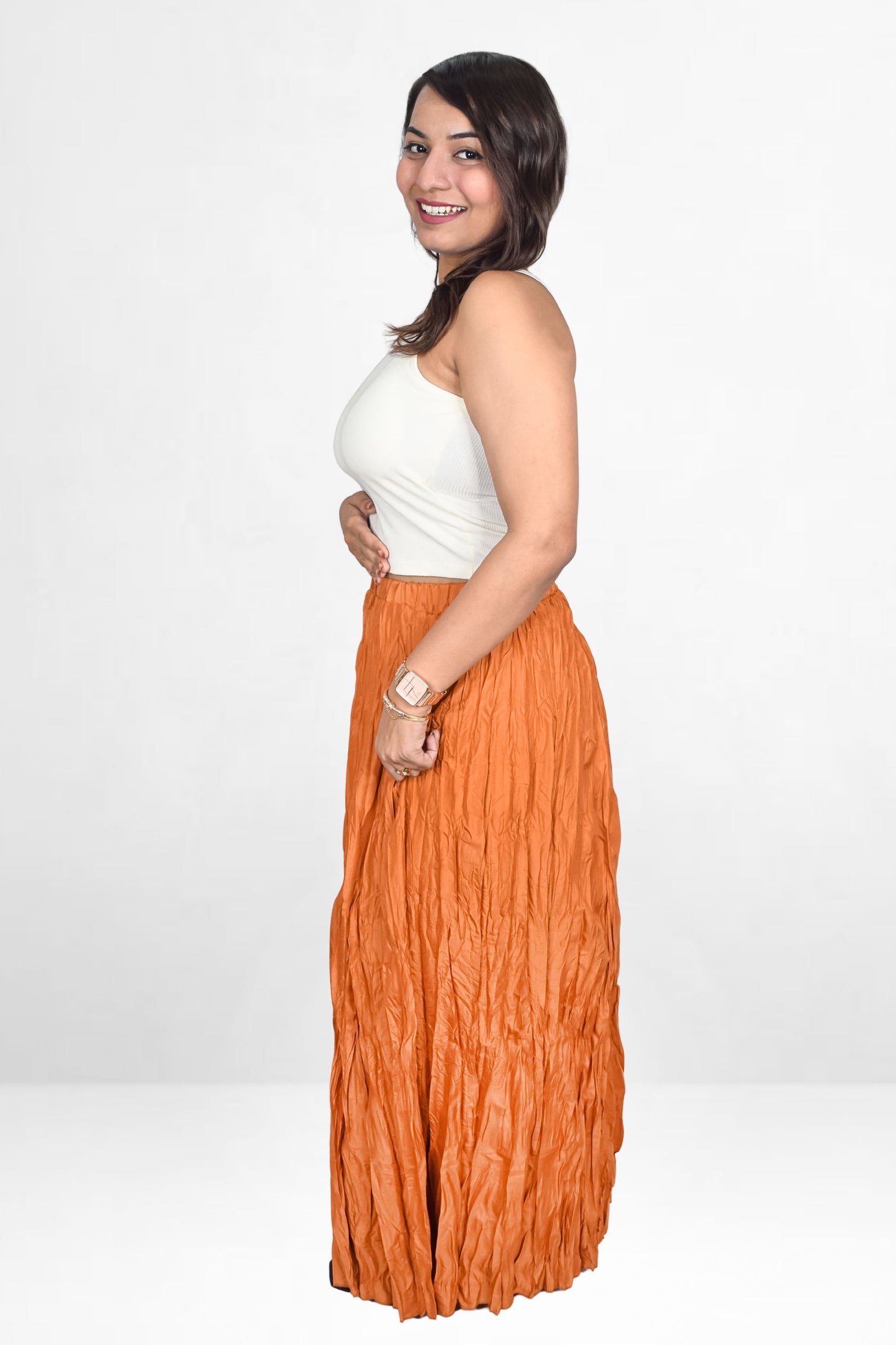 Long Crush Skirt