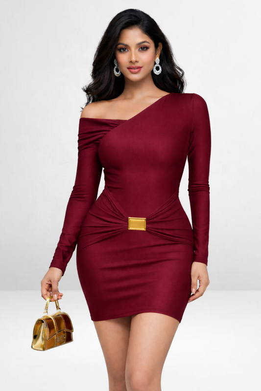 One-Shoulder Mini Dress