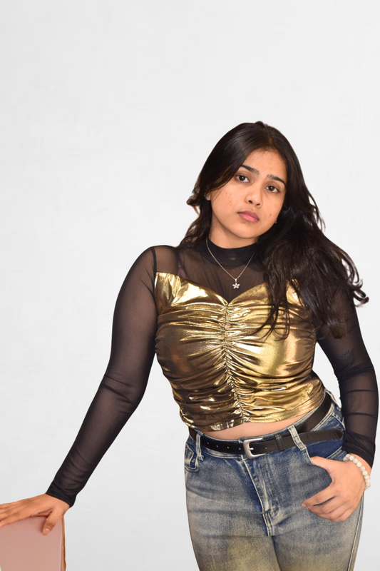 Mesh Glamour Top