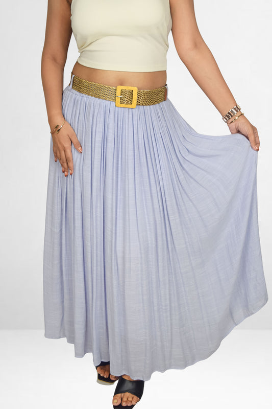 Statement Belt Skirt