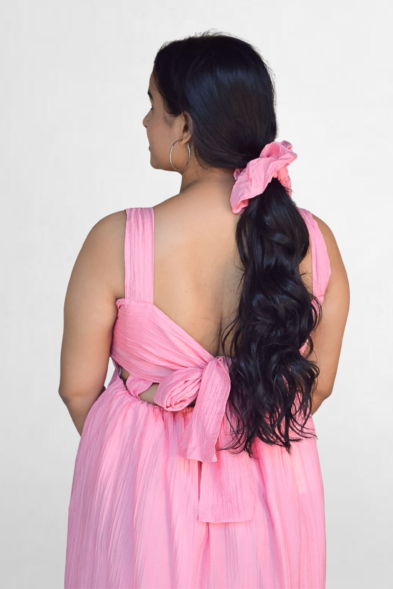 Bow Cutout Midi Dress