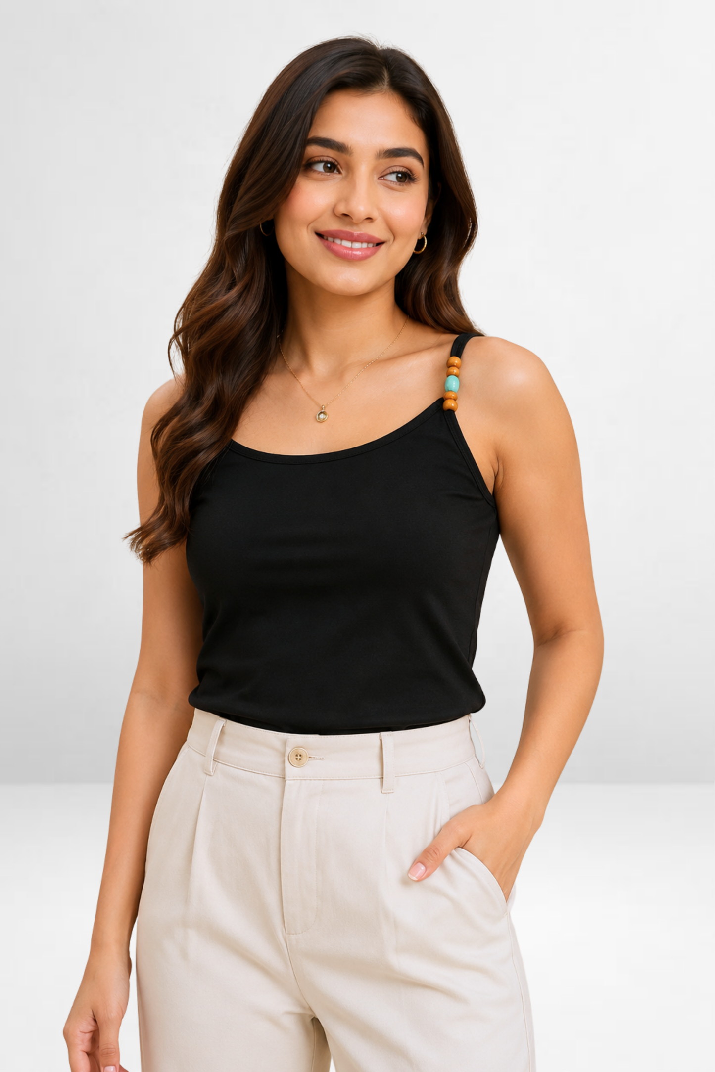 Beaded Strap Cami