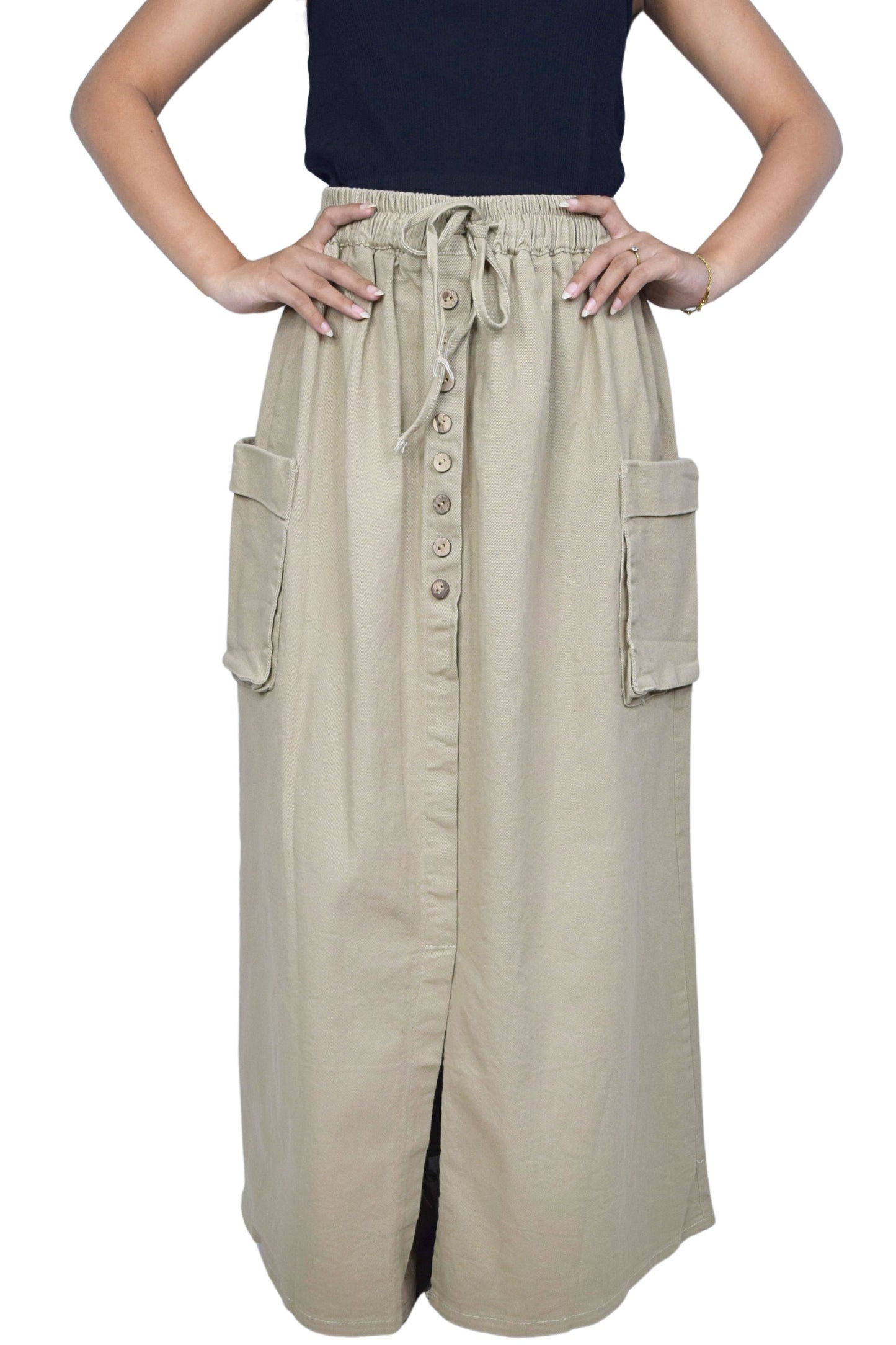 Cotton Long Skirt