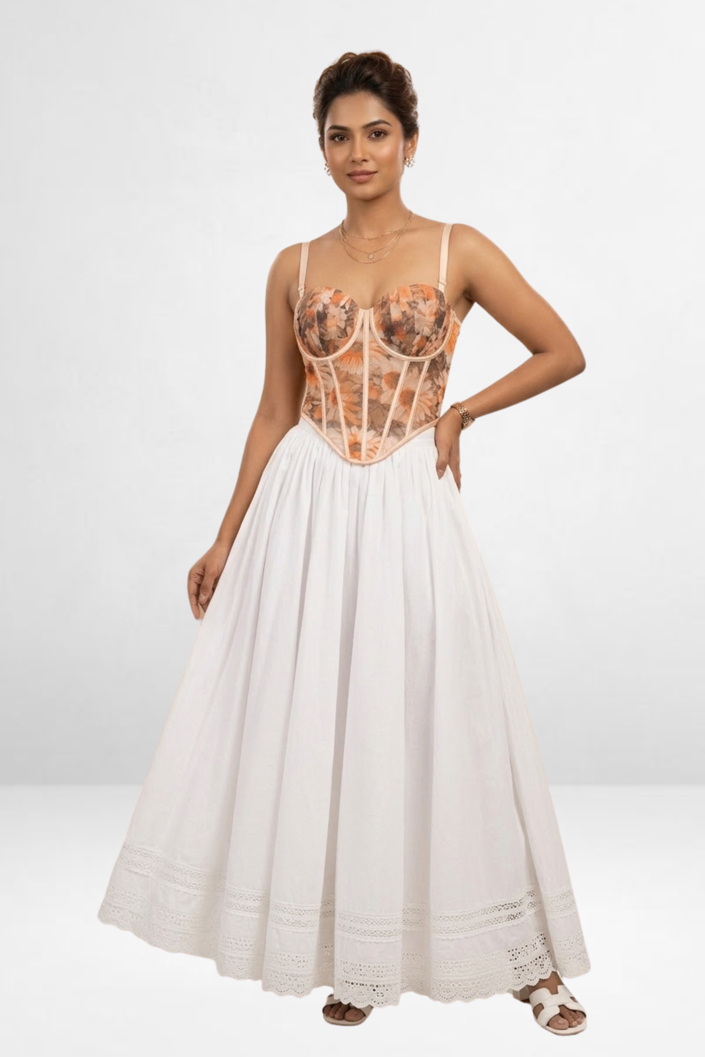 Floral Bustier Corset