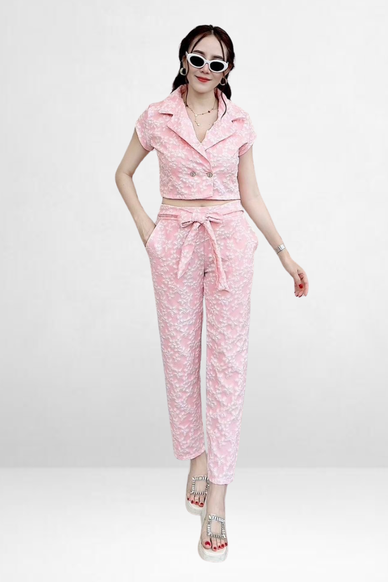 Shiny Texture Co-ord