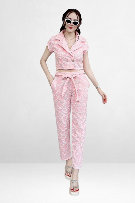 Shiny Texture Co-ord