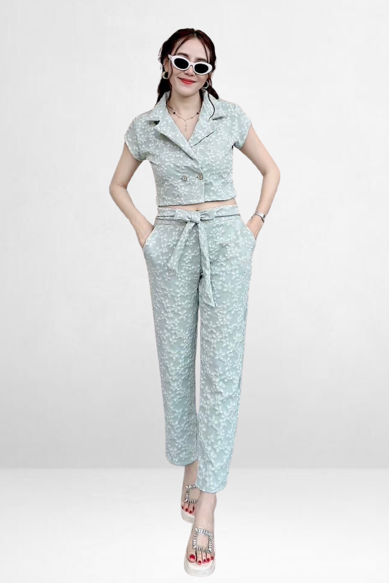 Shiny Texture Co-ord