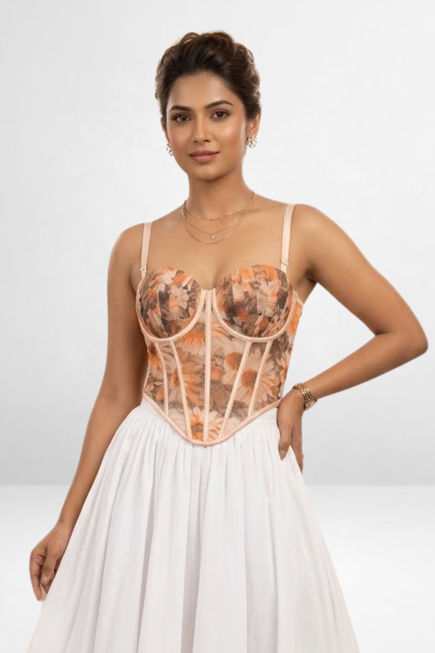 Floral Bustier Corset