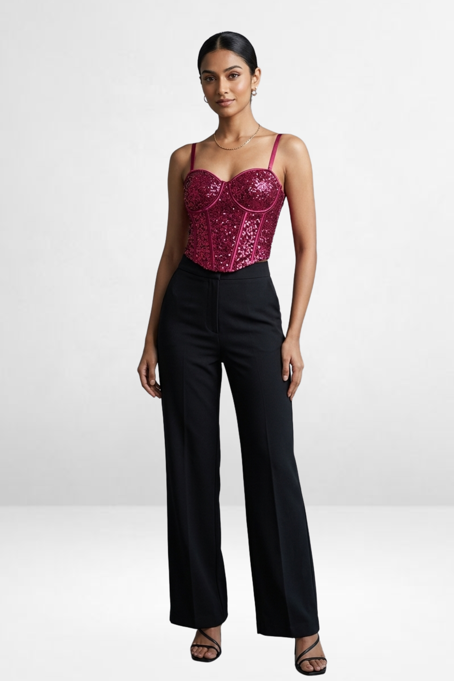 Sequin Bustier Corset