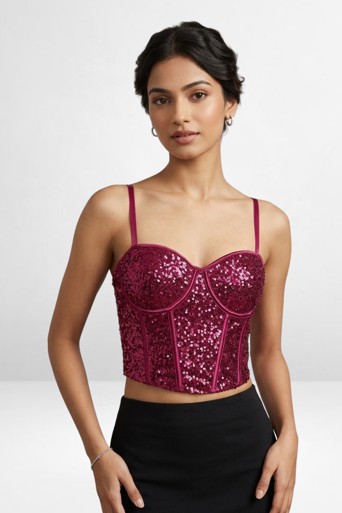 Sequin Bustier Corset
