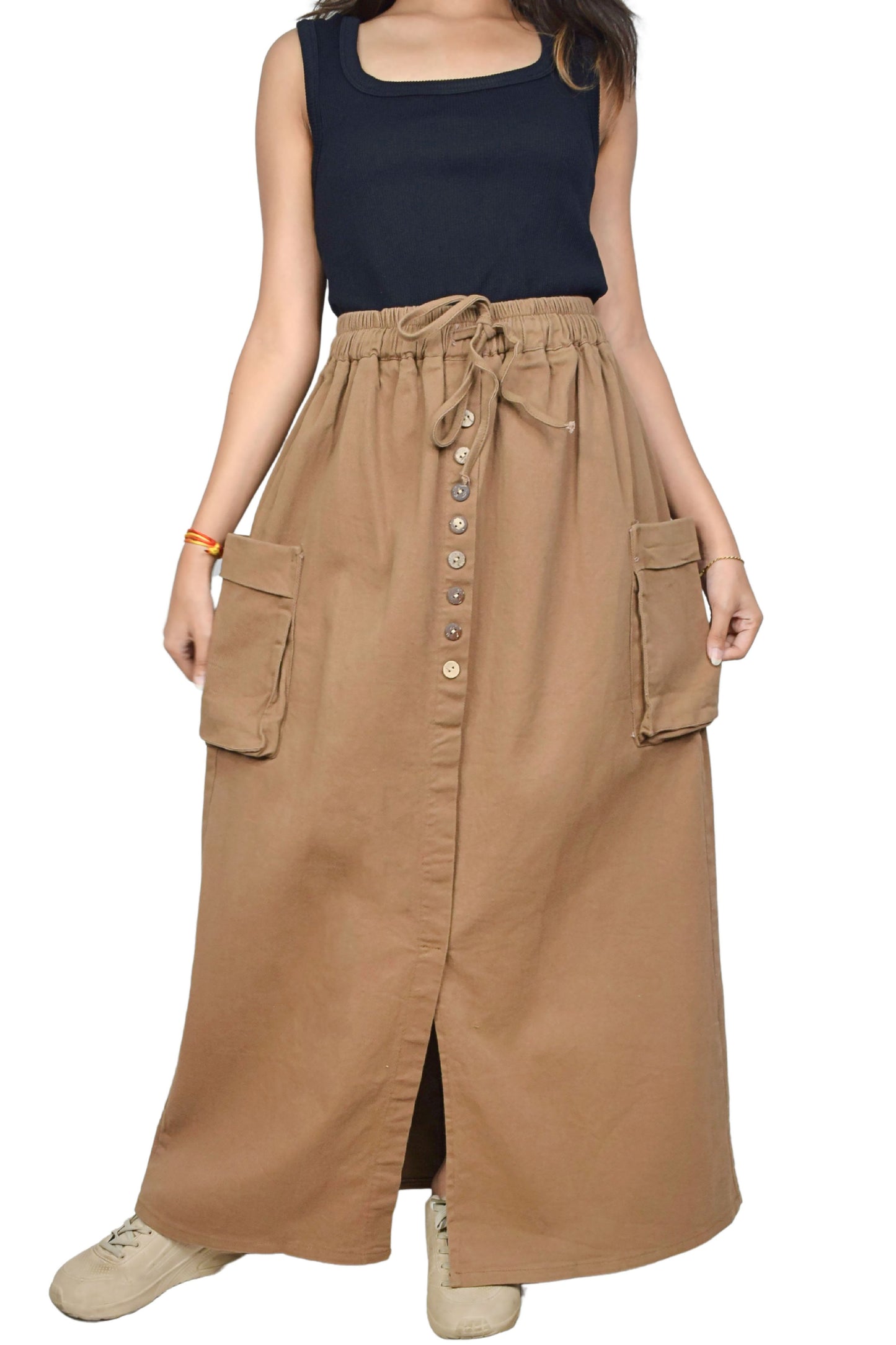 Cotton Long Skirt