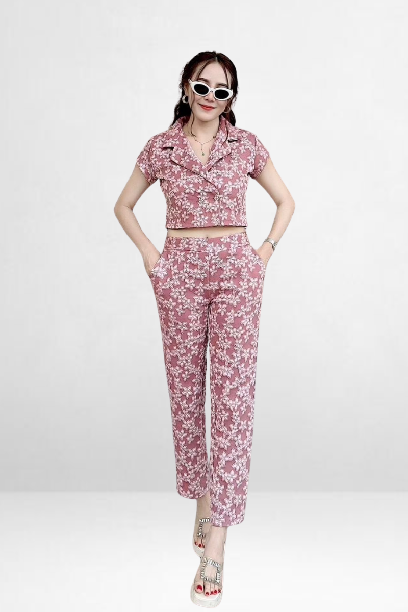 Shiny Texture Co-ord