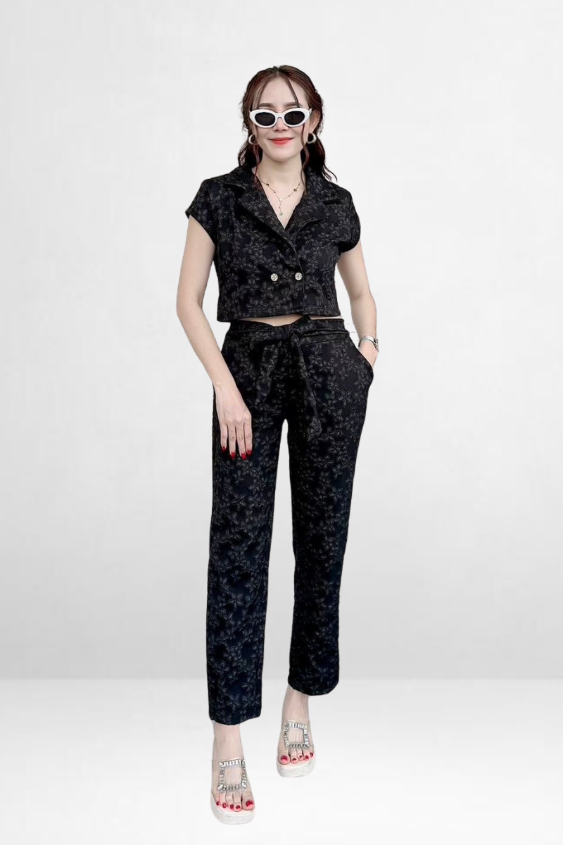 Shiny Texture Co-ord