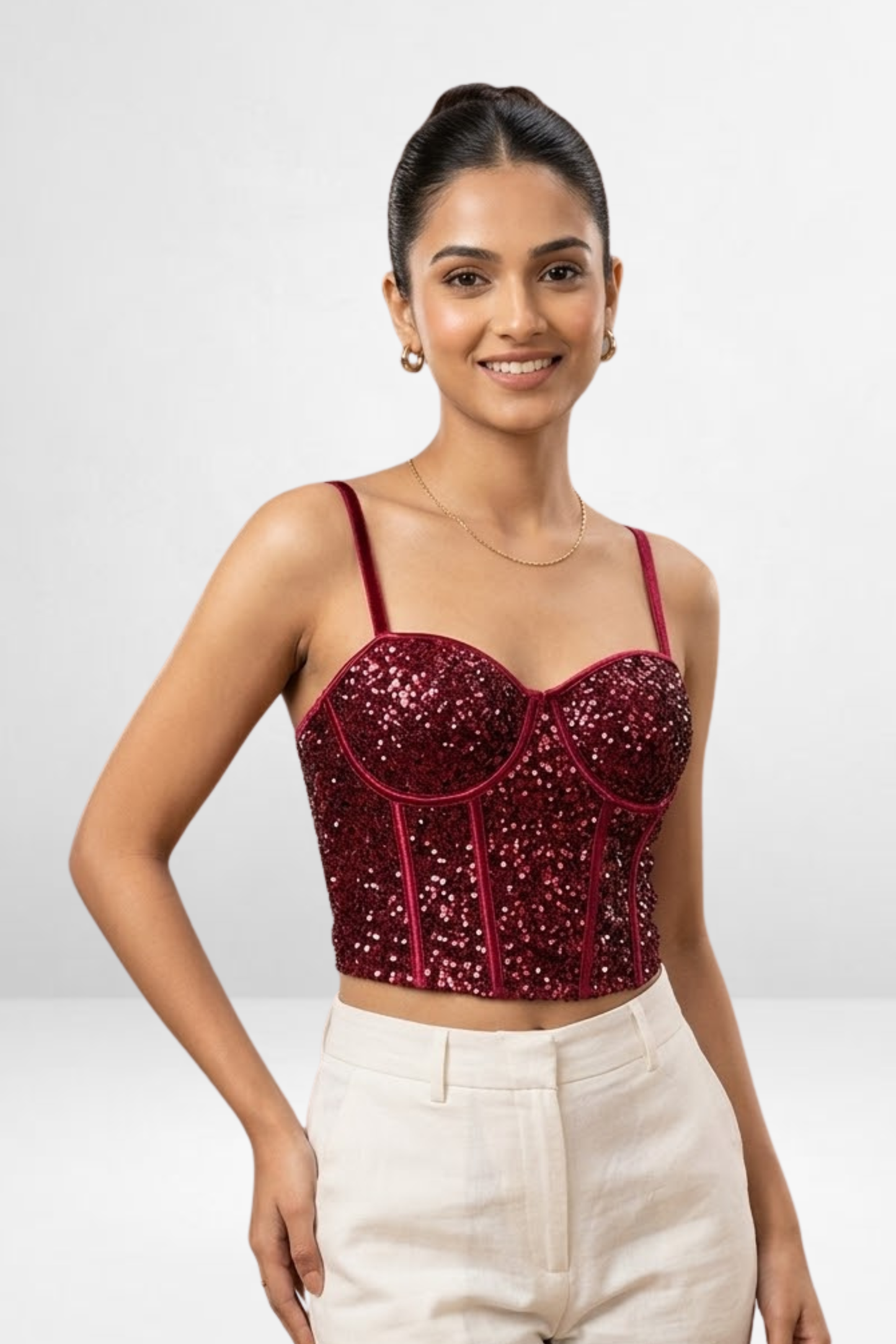 Sequin Bustier Corset
