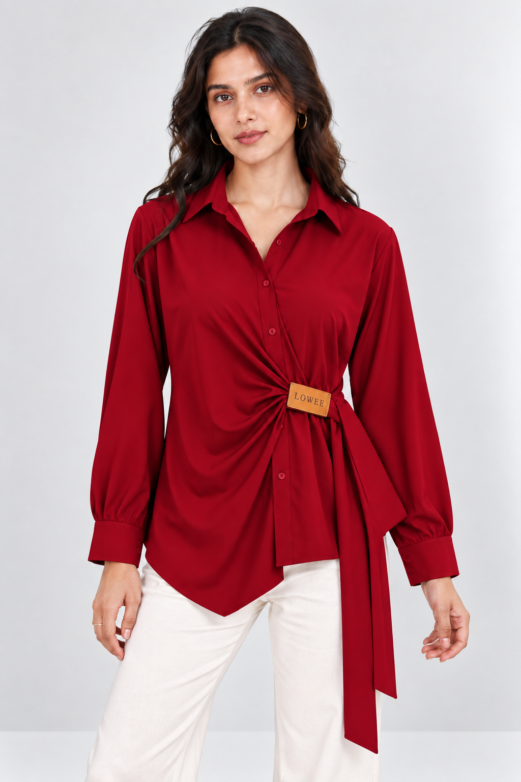 Tie-Waist Shirt