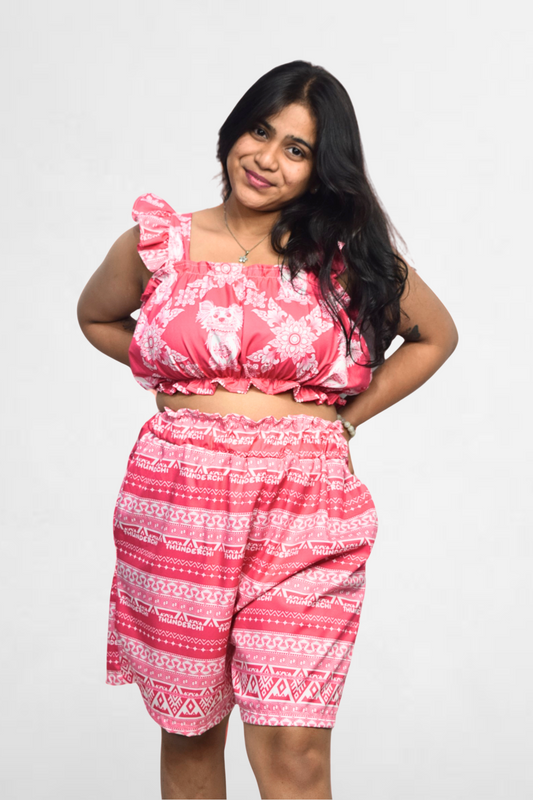 Abstract Flow Duo Co-Ord Set