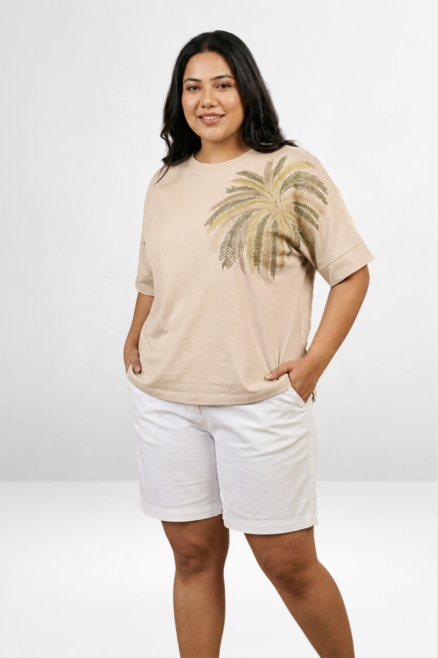 Palm Embellished T-Shirt