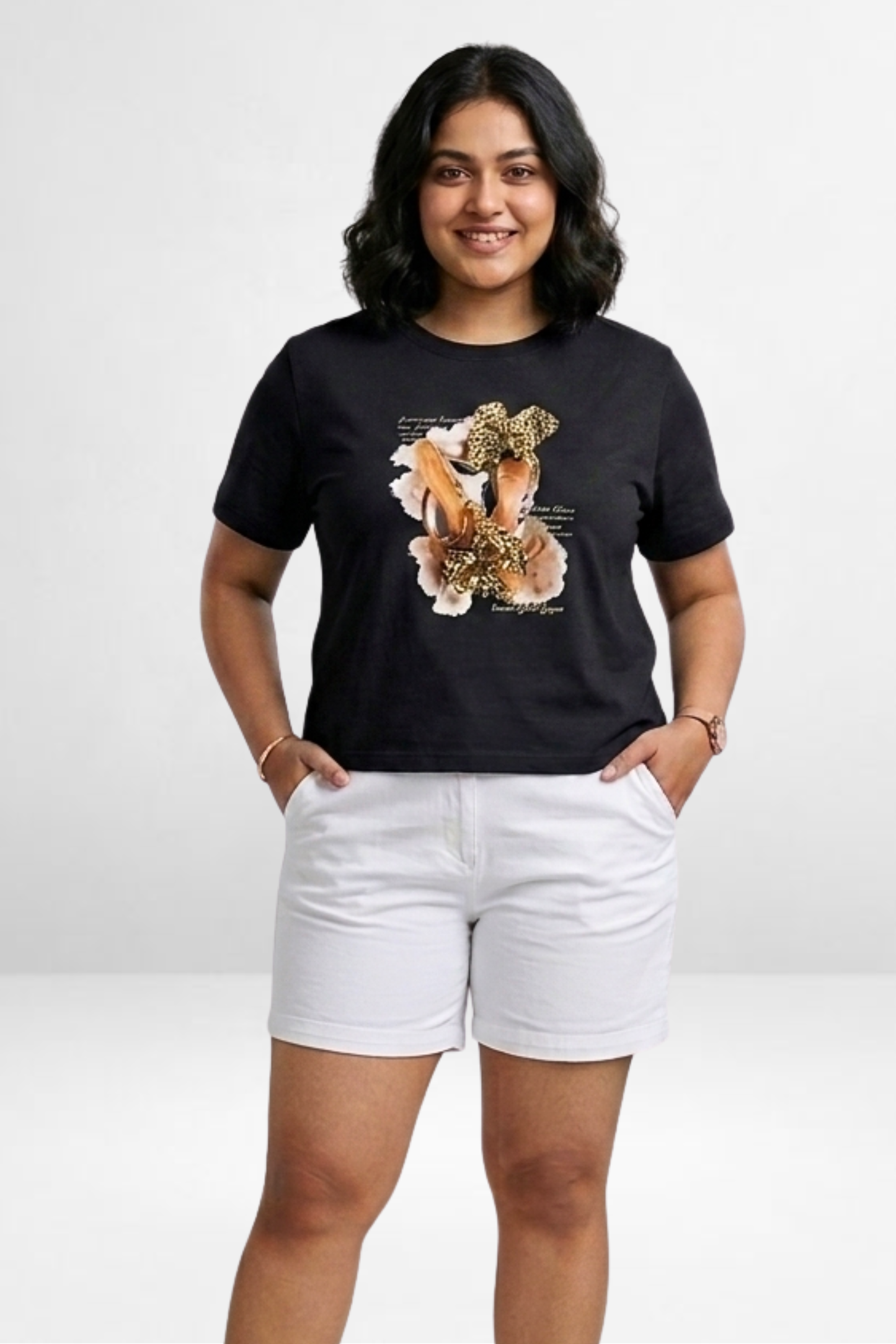 Graphic 3D Heels T-Shirt