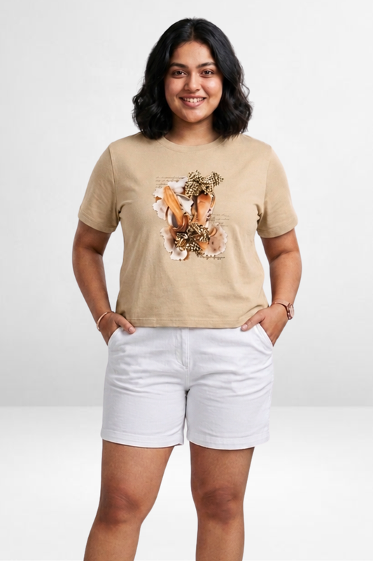 Graphic 3D Heels T-Shirt