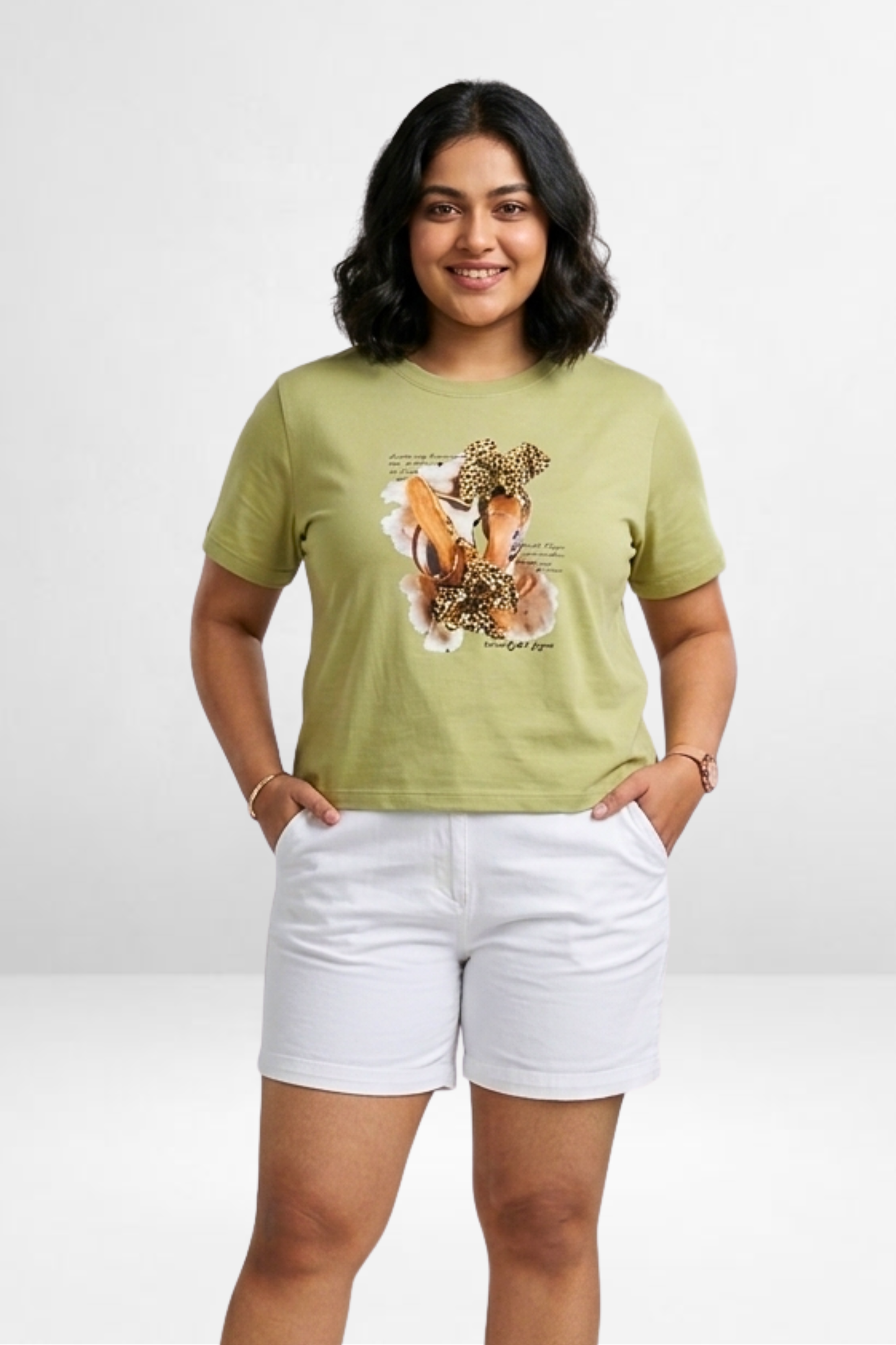 Graphic 3D Heels T-Shirt