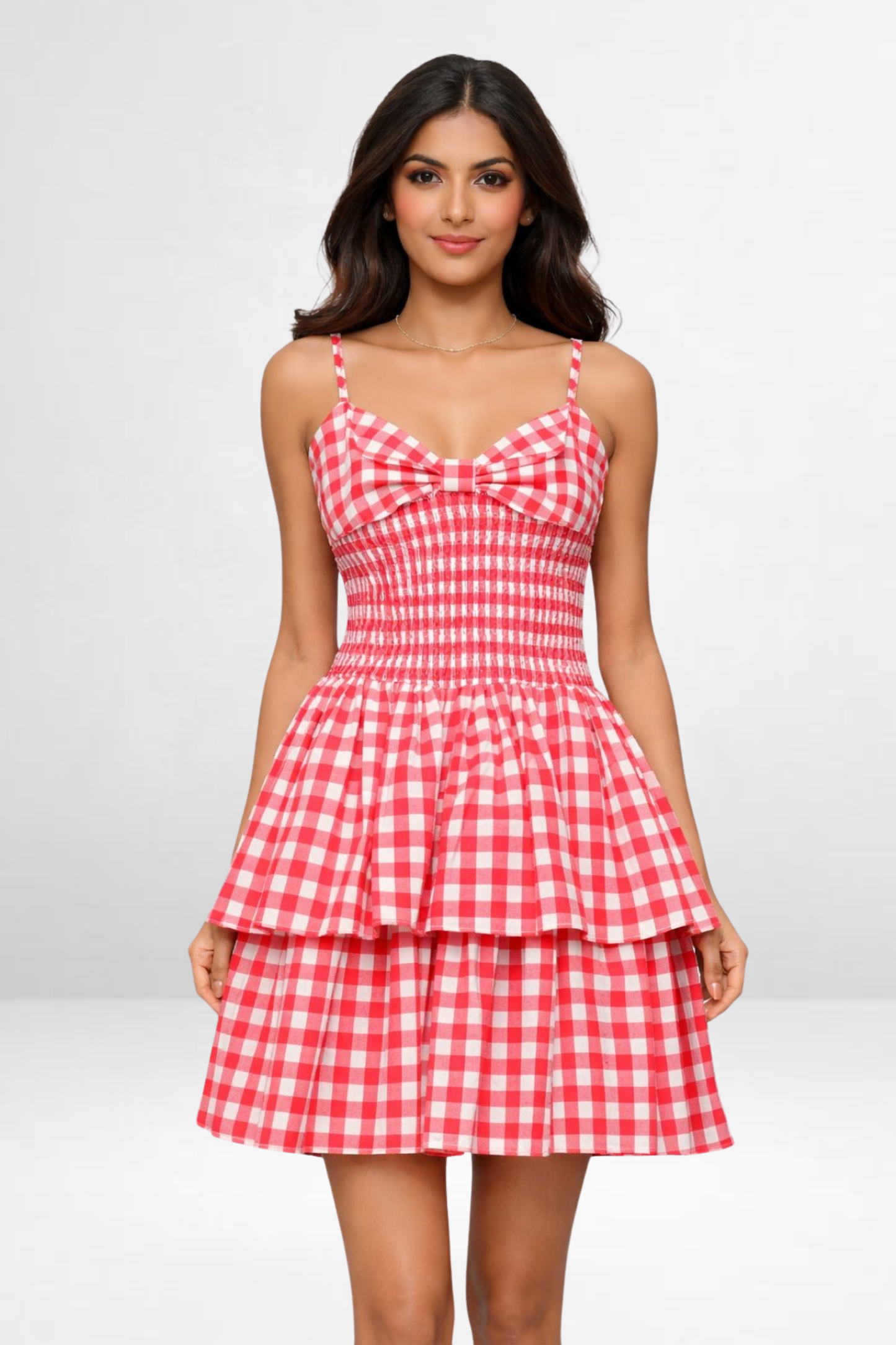 Gingham Bow Dress