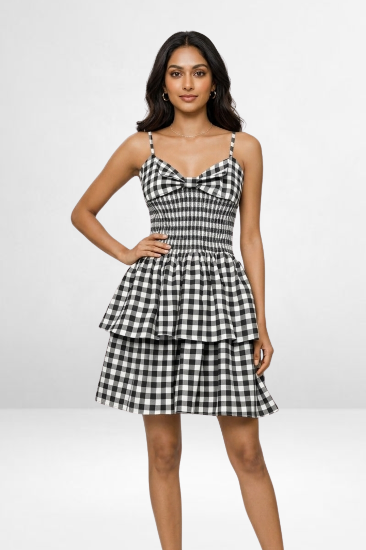 Gingham Bow Dress