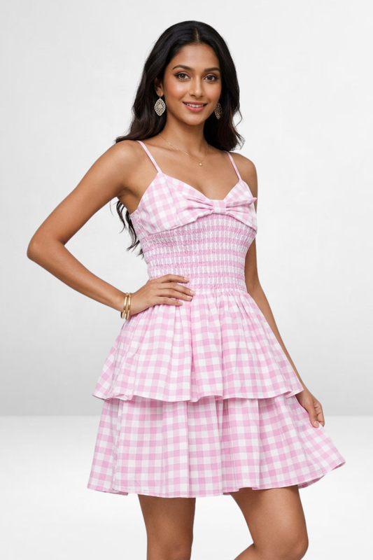 Gingham Bow Dress
