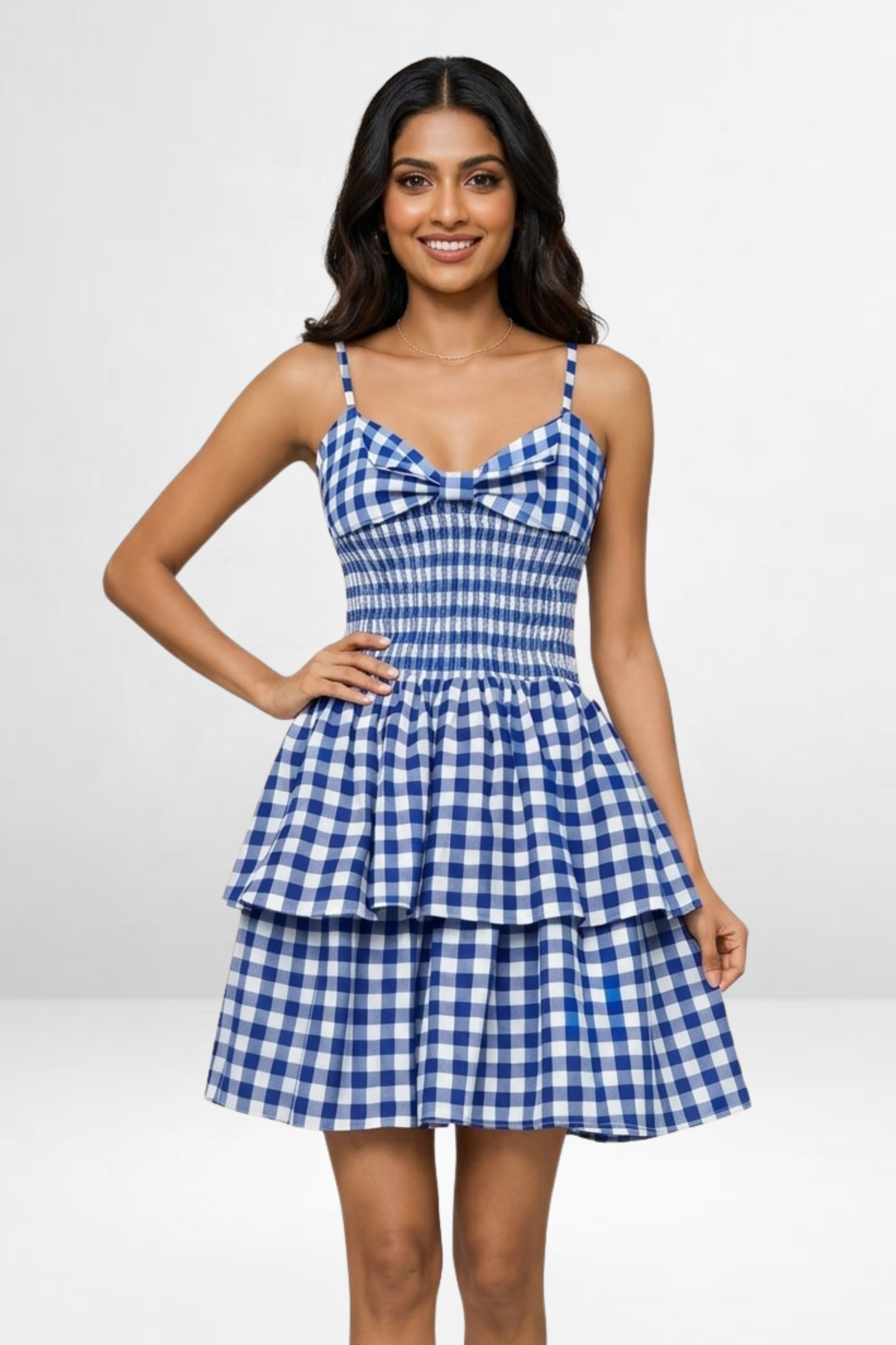 Gingham Bow Dress
