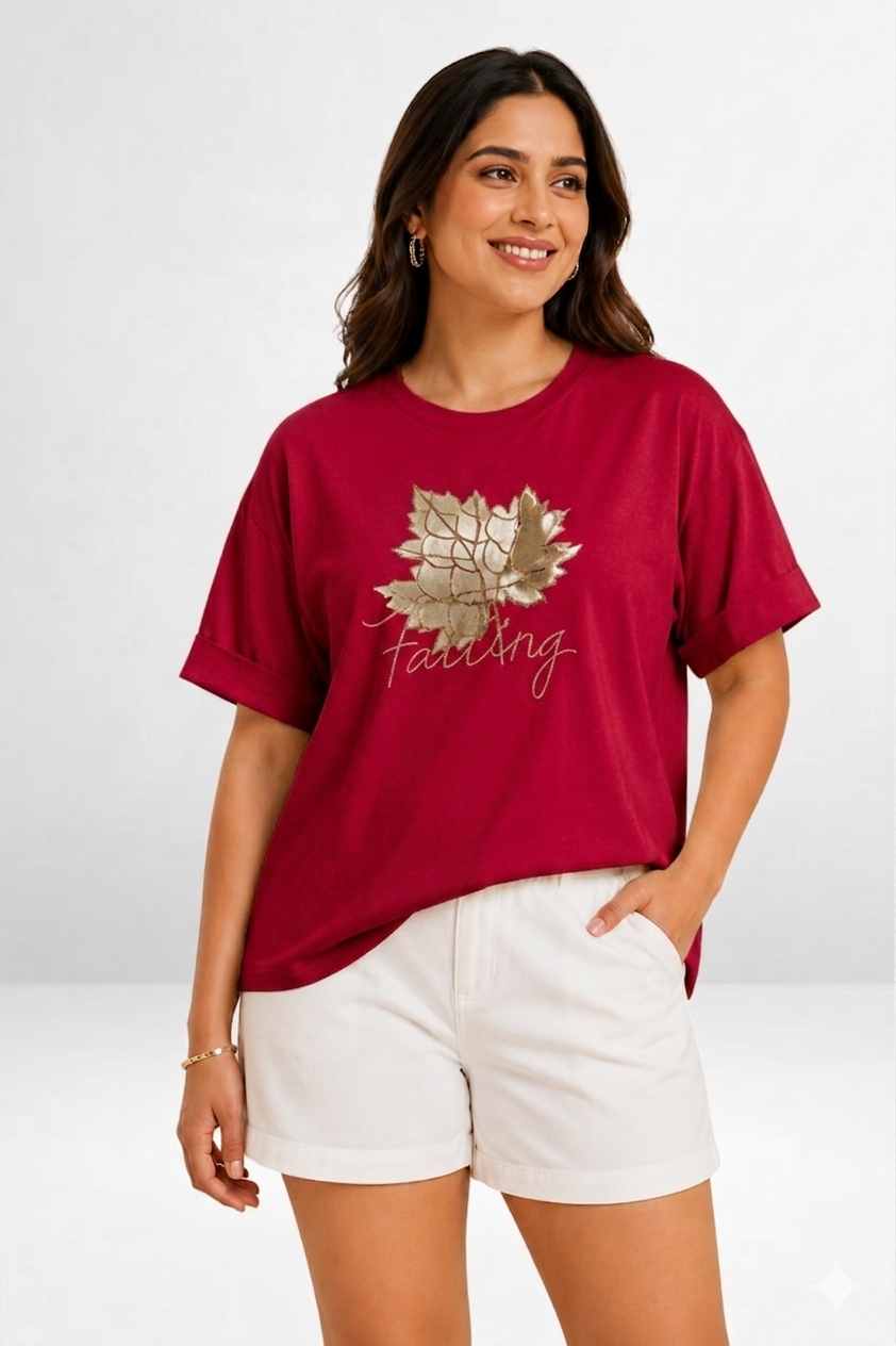 Leaf Graphic T-Shirt