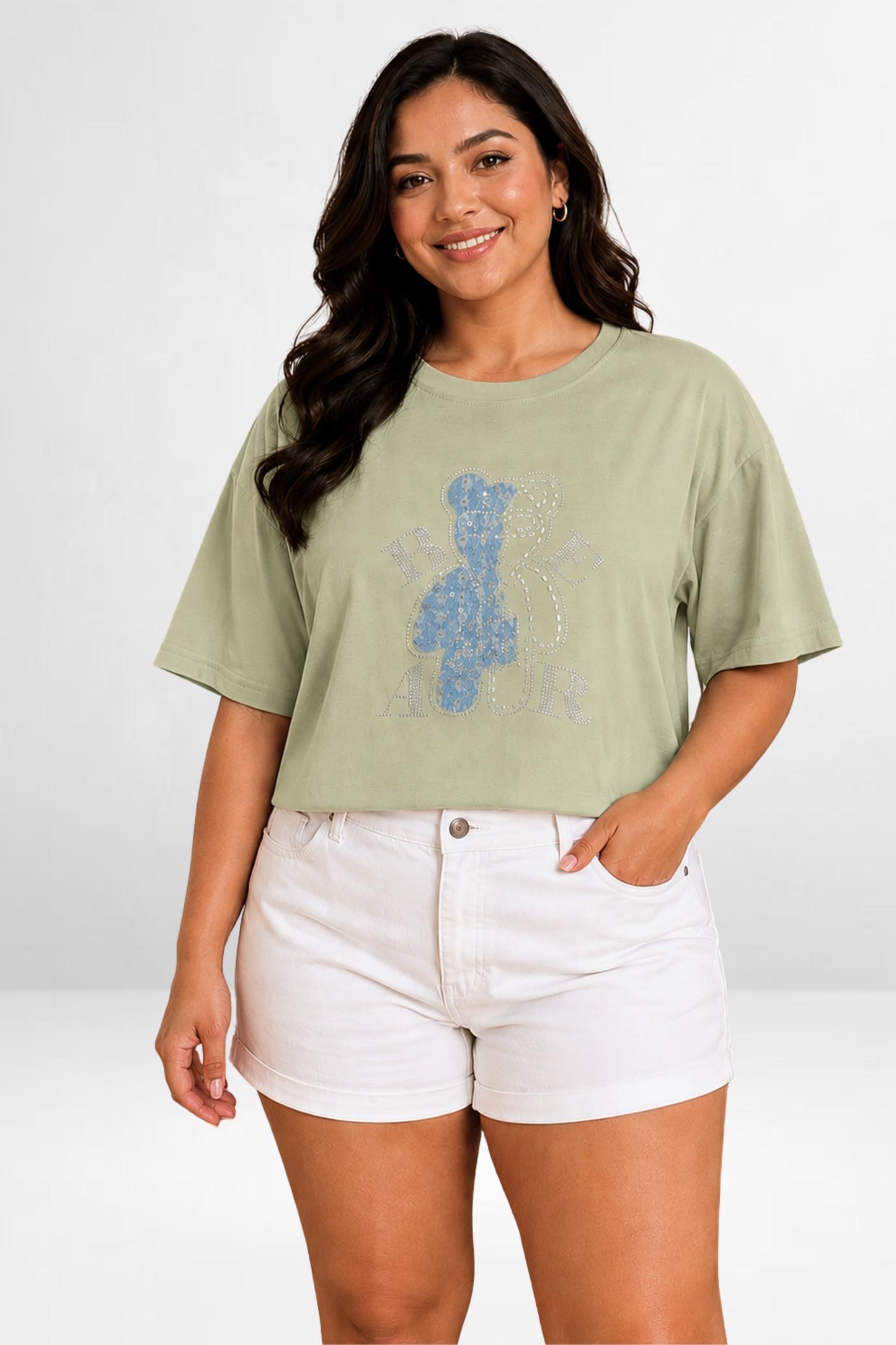 Teddy Graphic Oversized T-Shirt