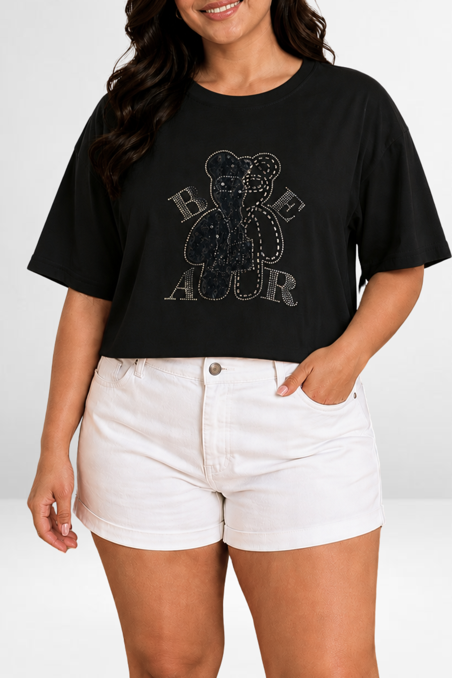 Teddy Graphic Oversized T-Shirt
