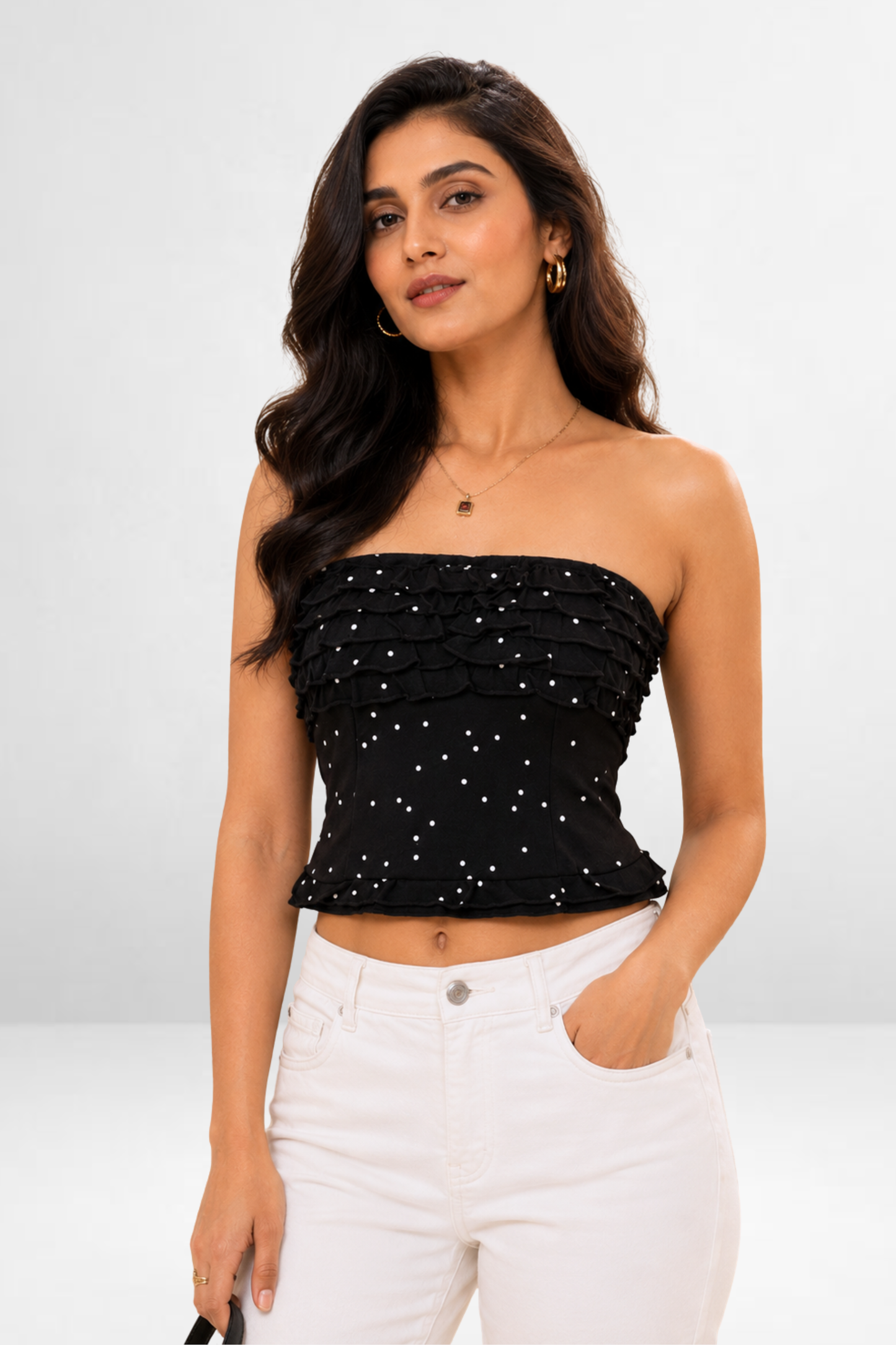 Ruffle Tube Top