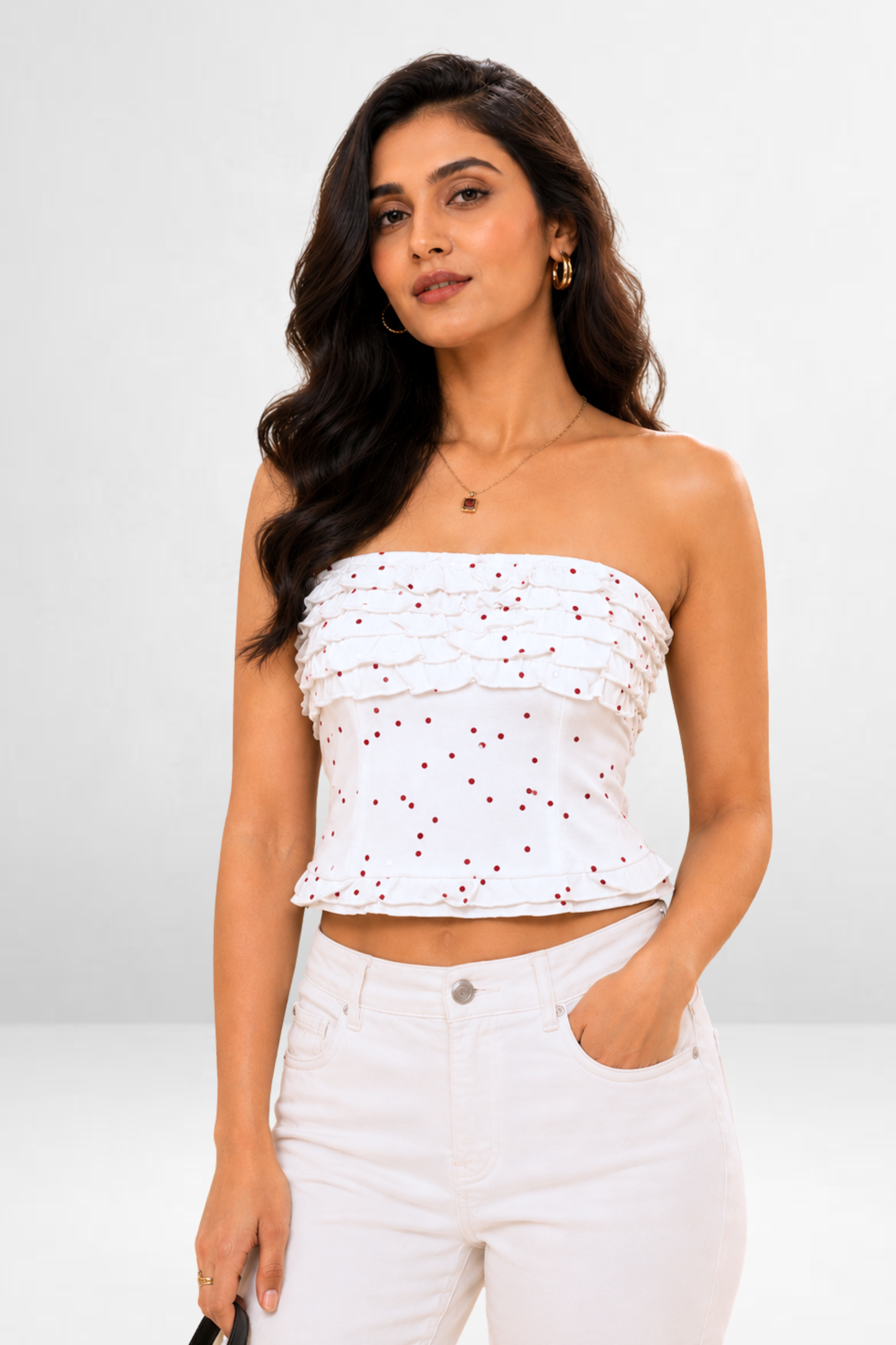 Ruffle Tube Top