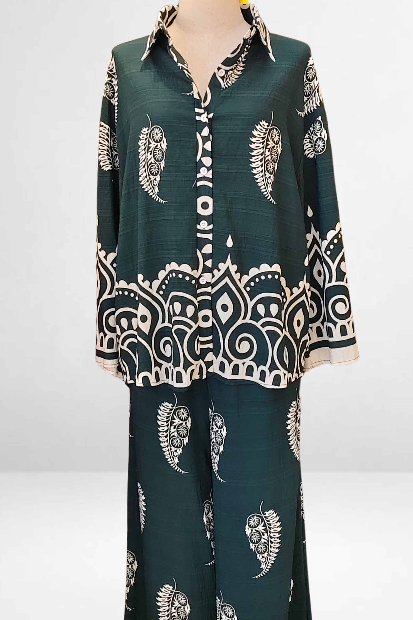 Linen Printed Co-ord Set