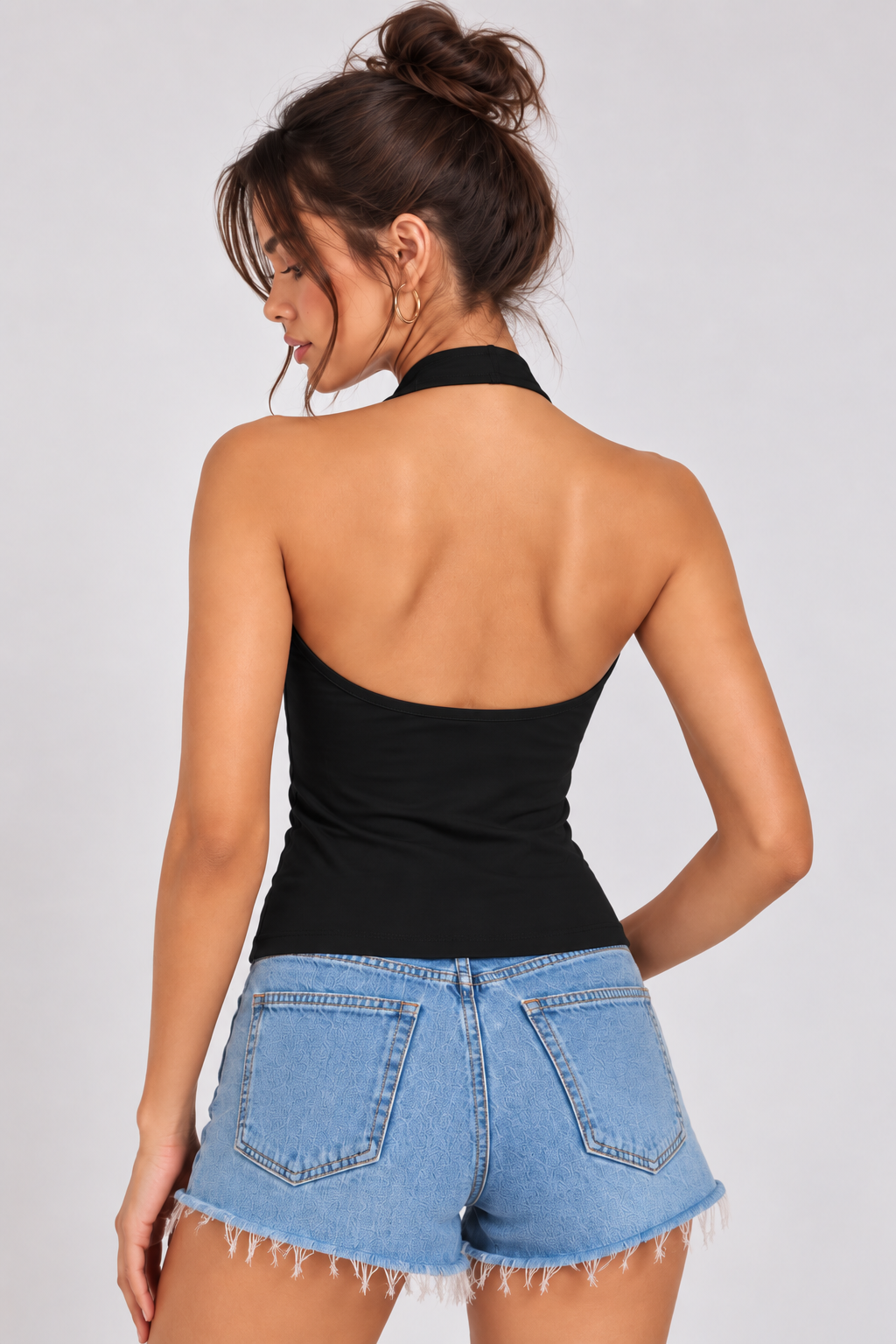 BRKLYN Graphic Halter Top